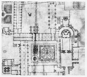 Plan de l'abbaye de Saint-Martin-des-Champs