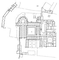 Plan de la priorale de Saint-Louis de Poissy