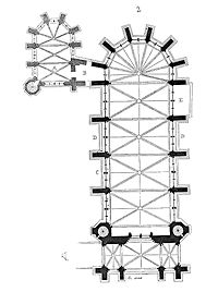 Plan de la chapelle basse