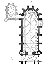 Plan de la chapelle basse
