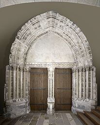Pierre de Montreuil (mort en 1267) : Porte de la chapelle de la Vierge (Saint-Germain-des-Prés, Paris)