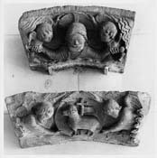 Voussures du portail Sainte-Anne